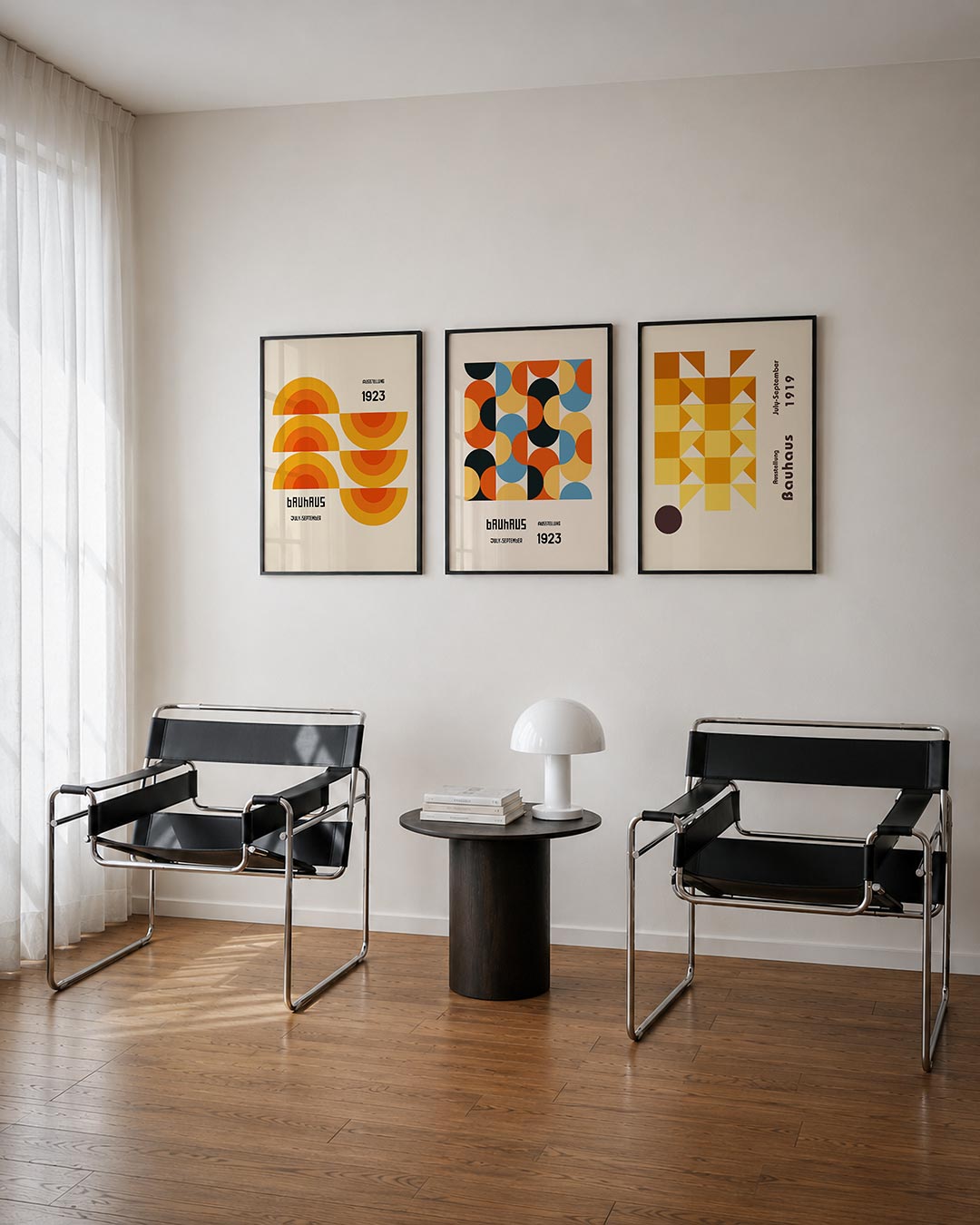 Halve cirkels harmonie Posterset