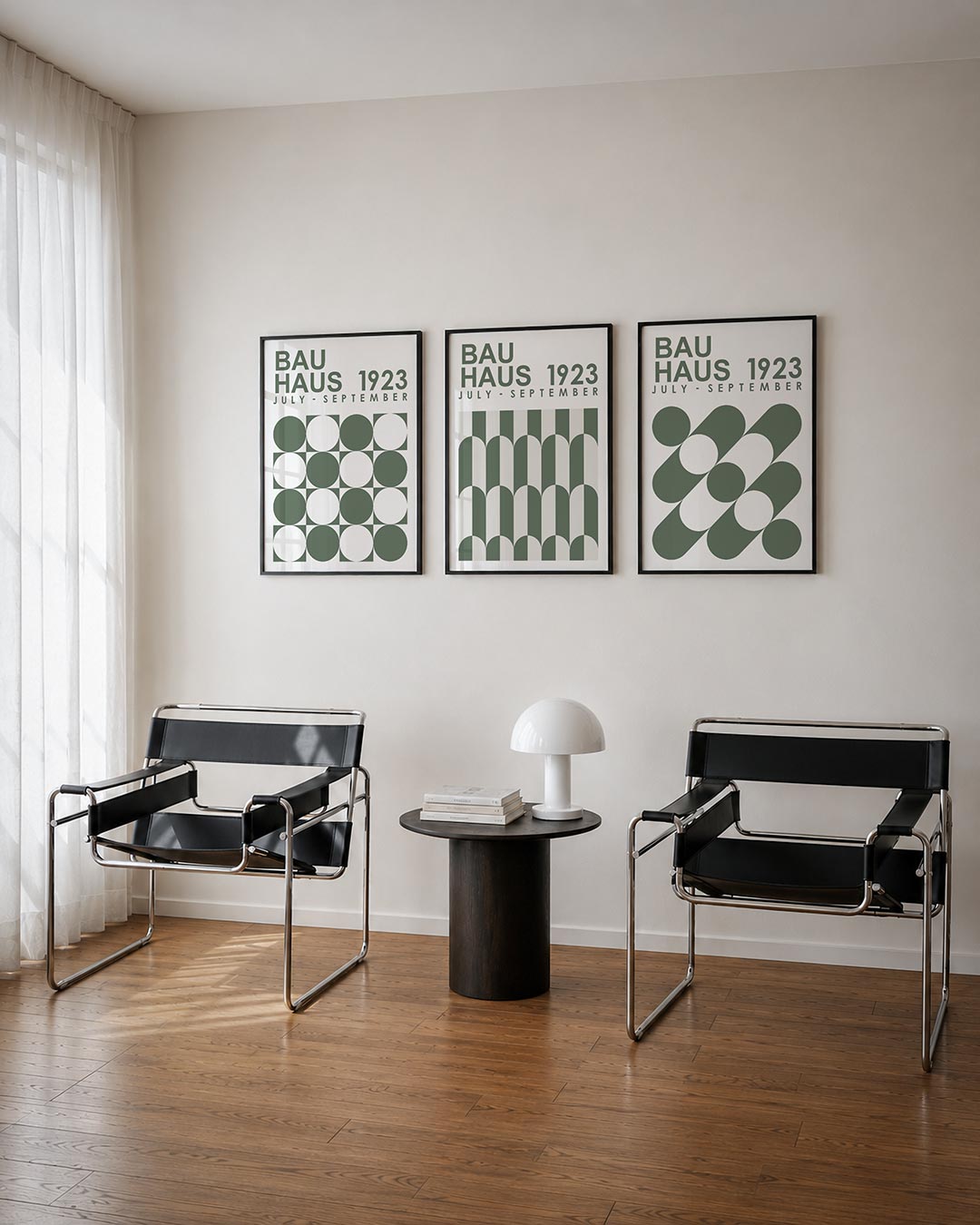 Cirkel en vierkant Posterset