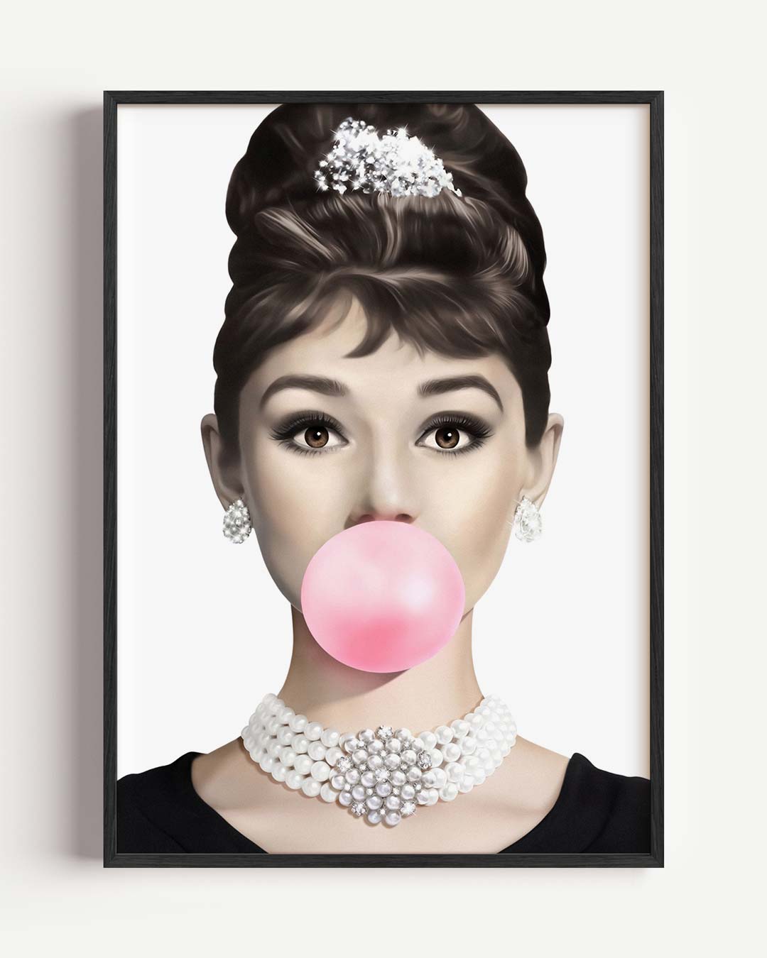 Stijlvolle Elegantie met een Knipoog Poster-WallArtistic