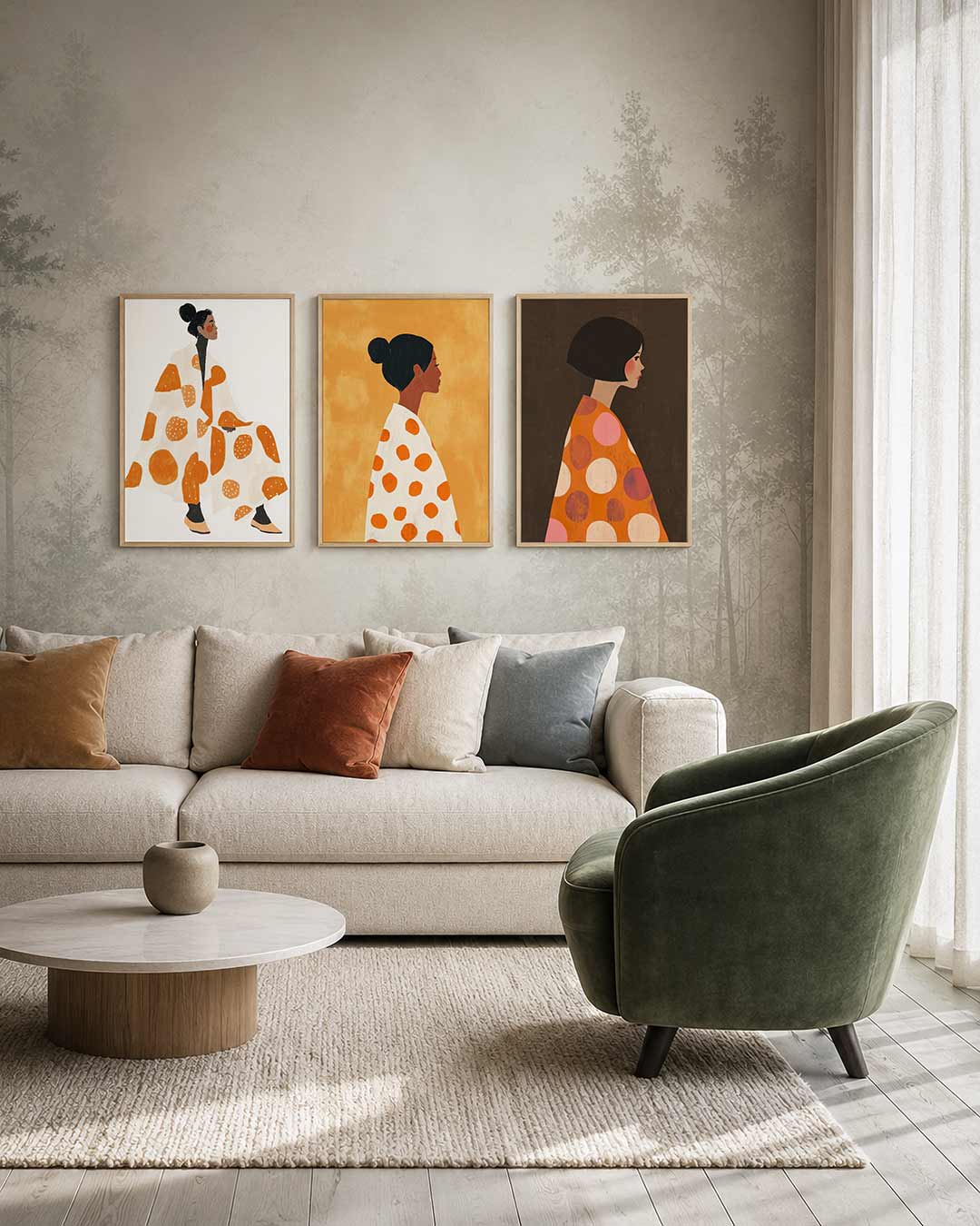 Vlekken en vormen Posterset