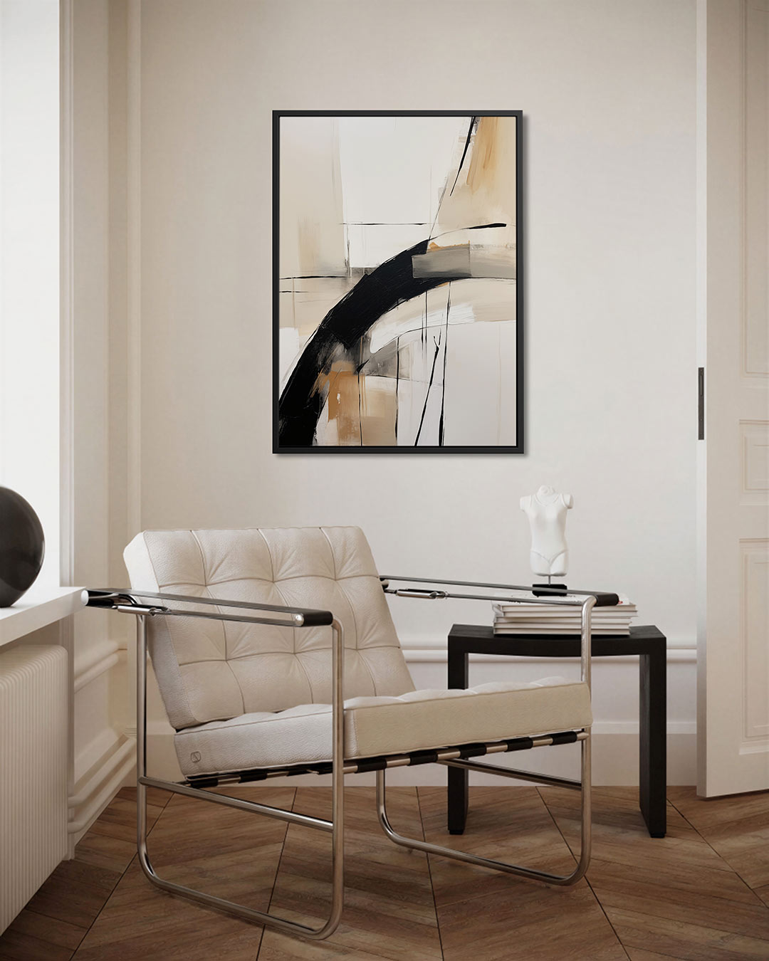 Dynamische lijnen Kunstwerk