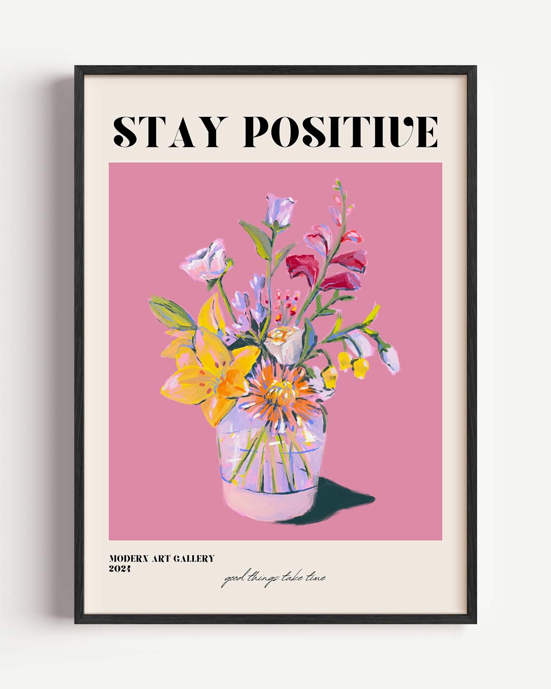 Inspirerende Bloemenpracht Poster-WallArtistic