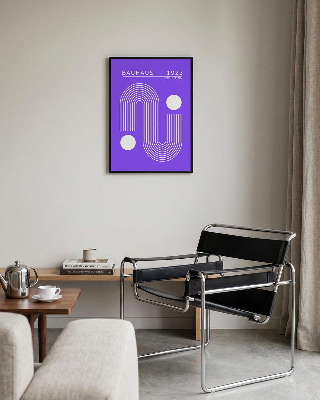Lijnen en cirkels Poster