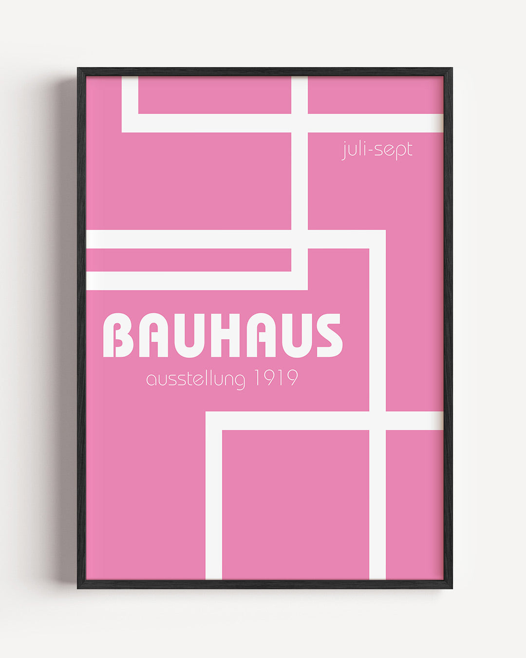 Lijnen en vlakkenspel Poster