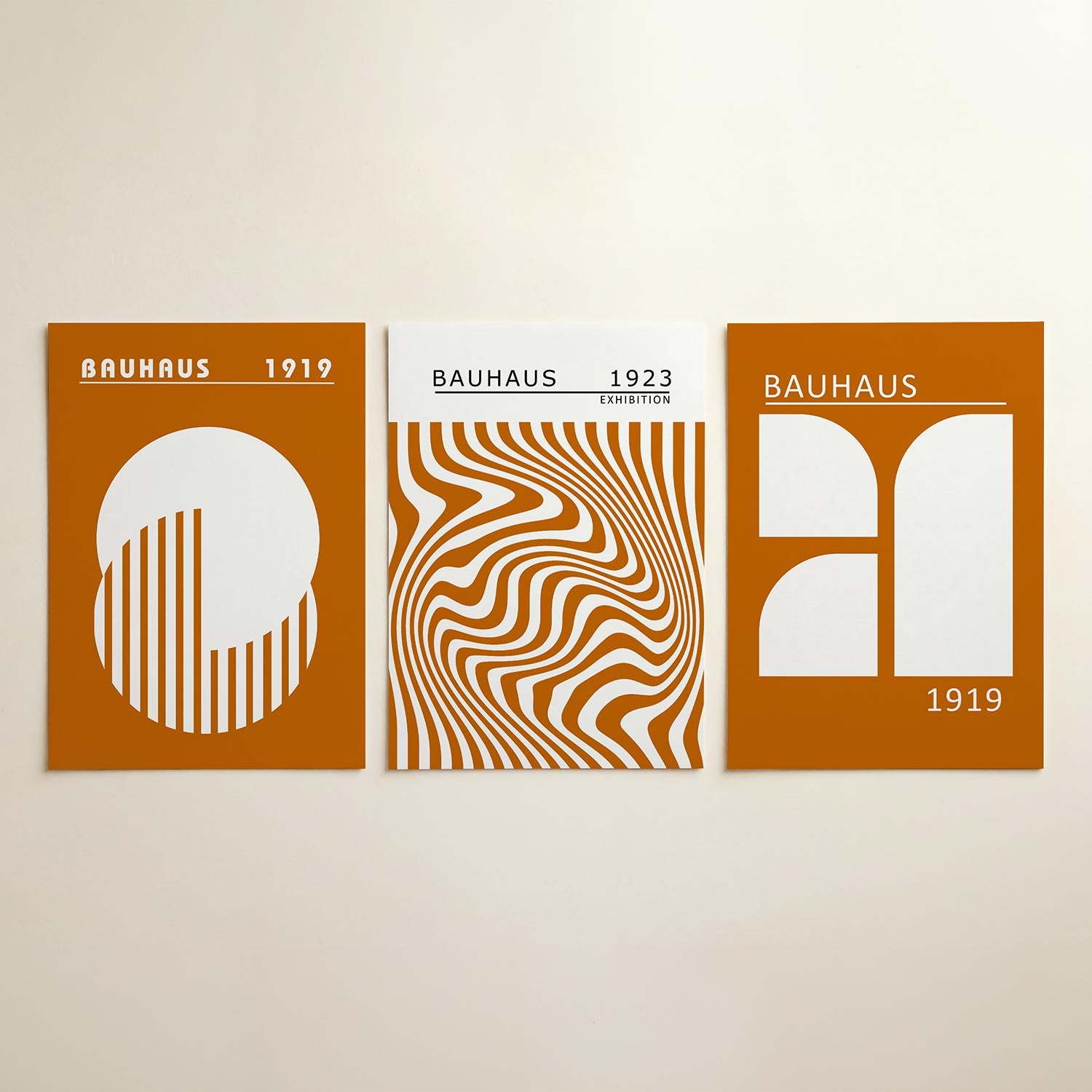 Cirkel en strepen Posterset