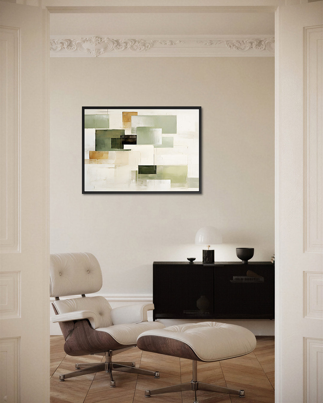 Geometrische vlakken Kunstwerk