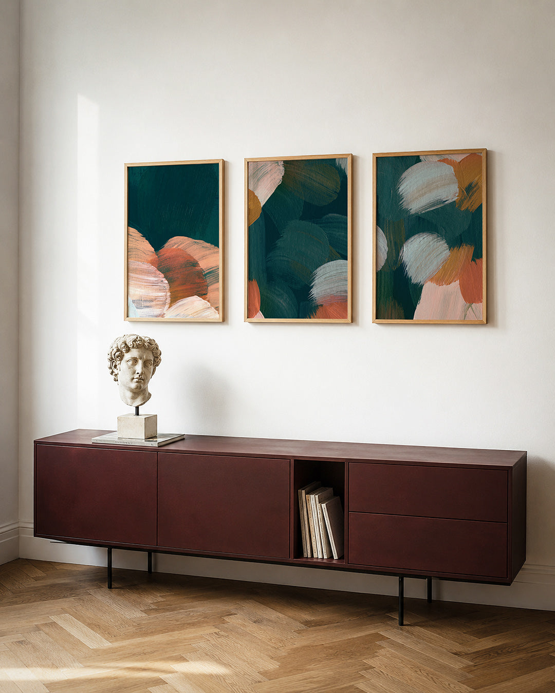 Kleurvlakken en lijnen Posterset