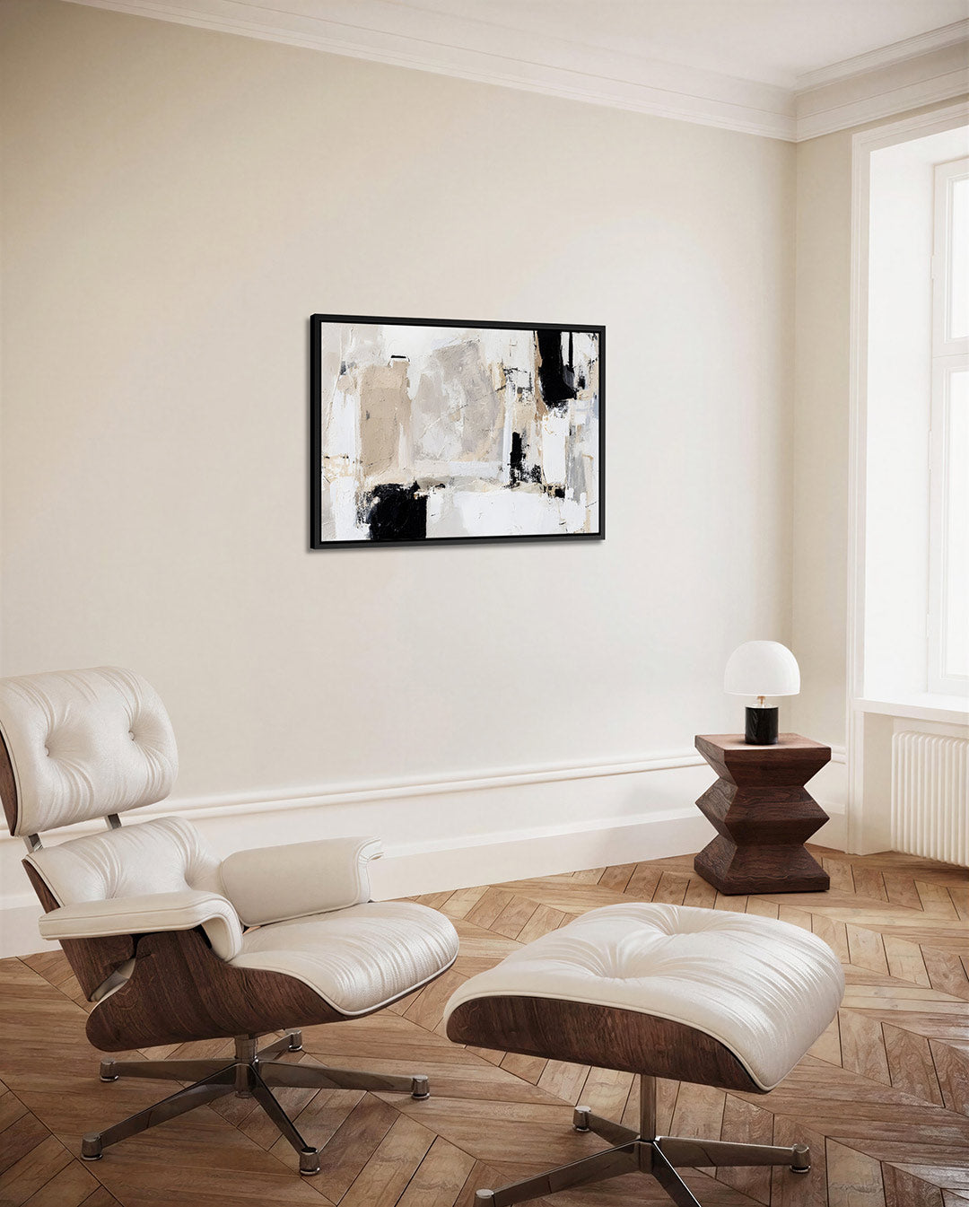 Neutrale compositie Kunstwerk