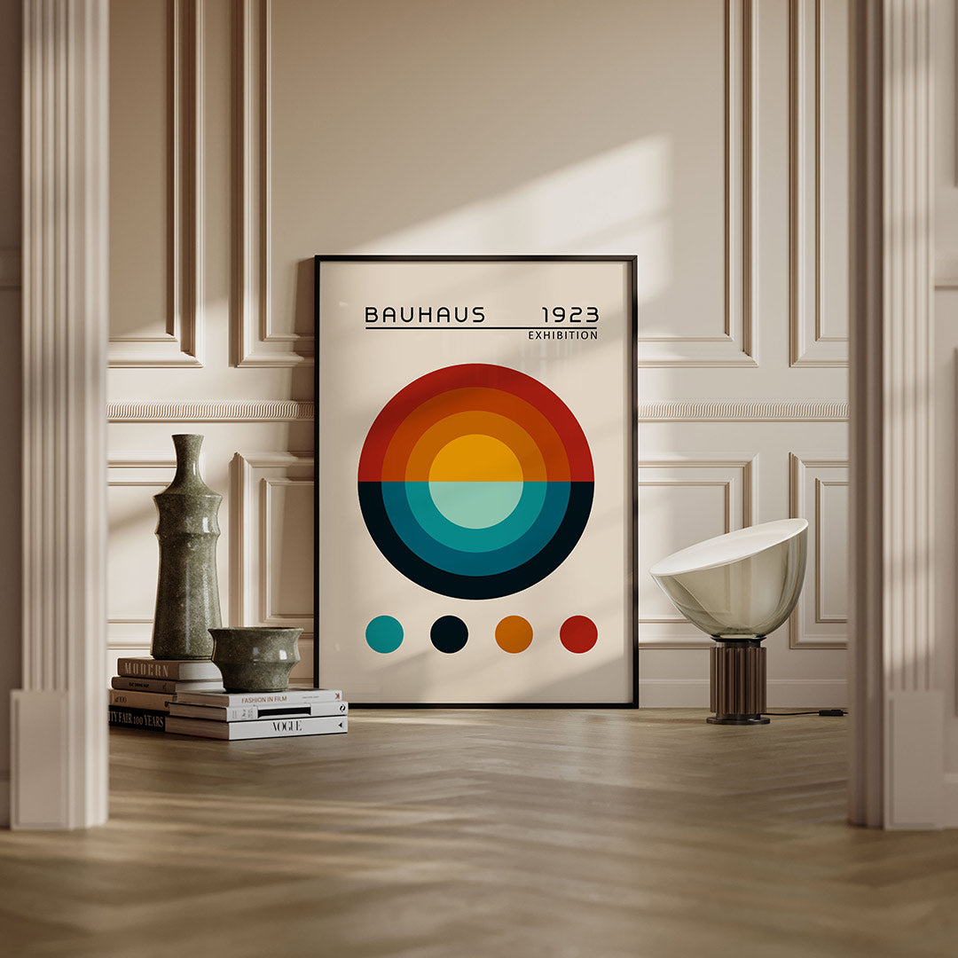Cirkelvormen en kleur Poster