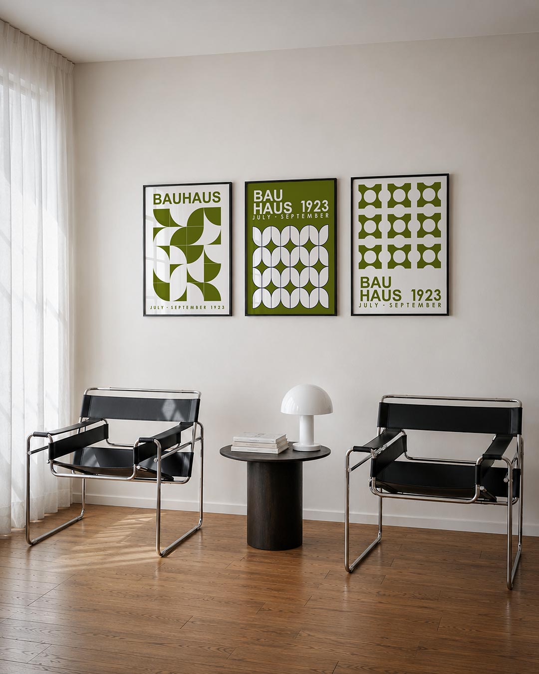 Kleurvlakken en lijnen Posterset