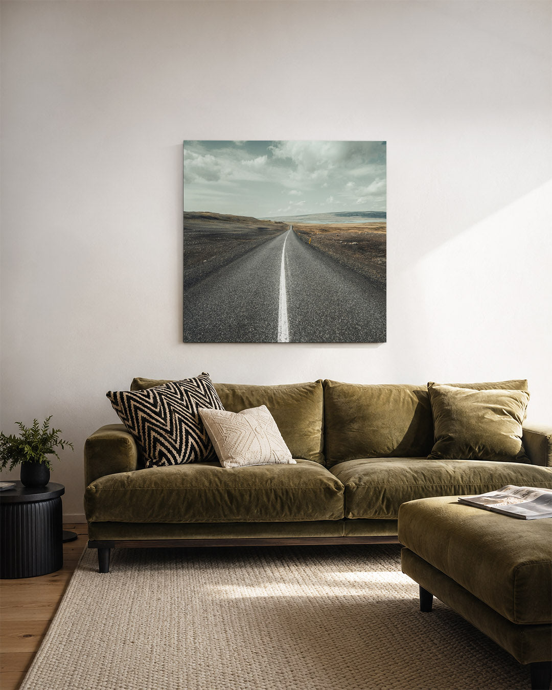 Eindeloze weg Kunstwerk