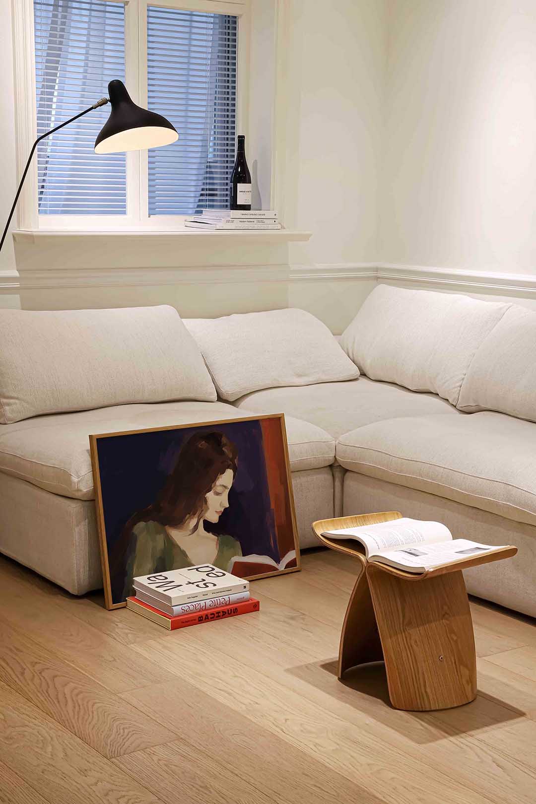 Lezende vrouw Poster