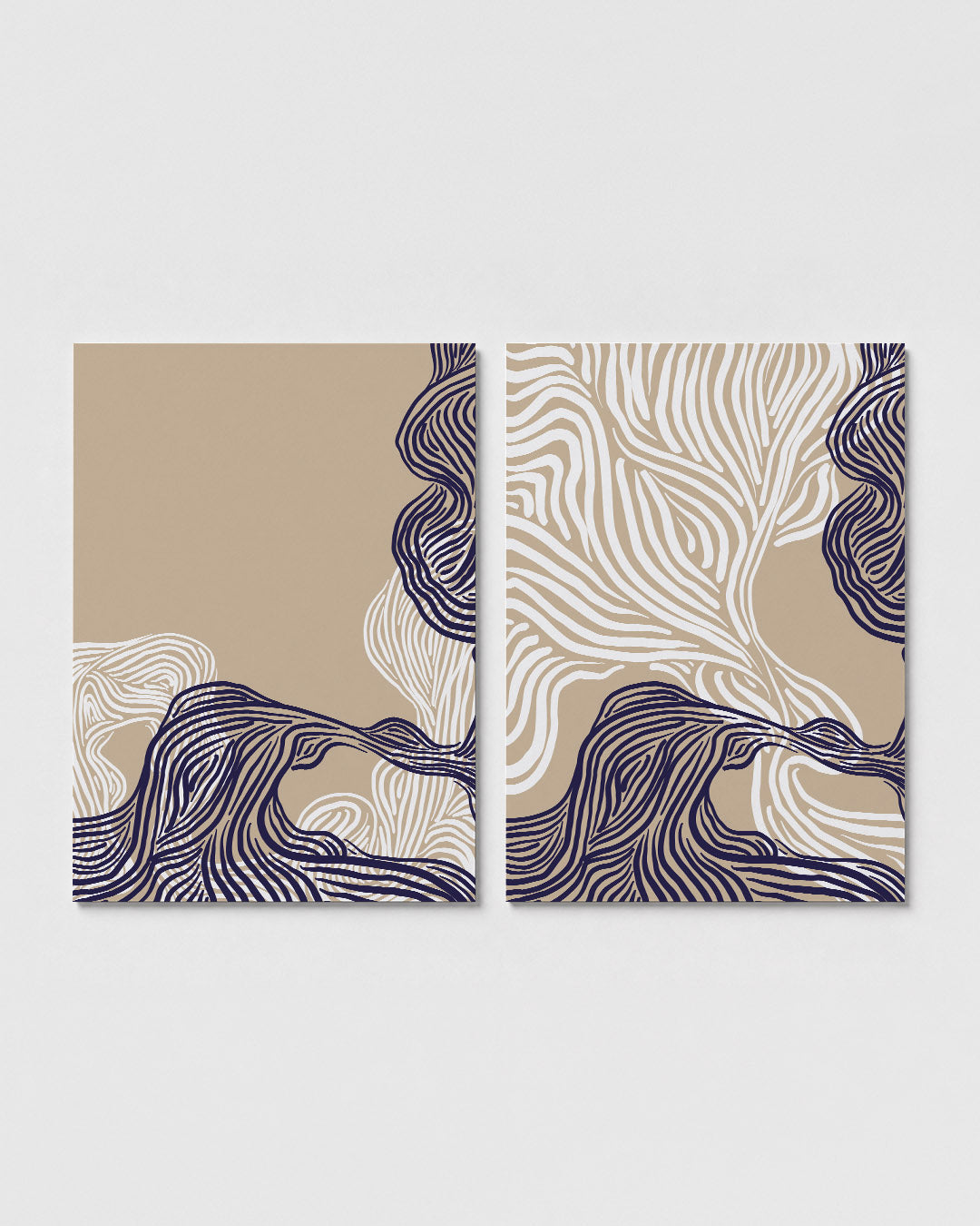 Lijnenspel en vormen Posterset