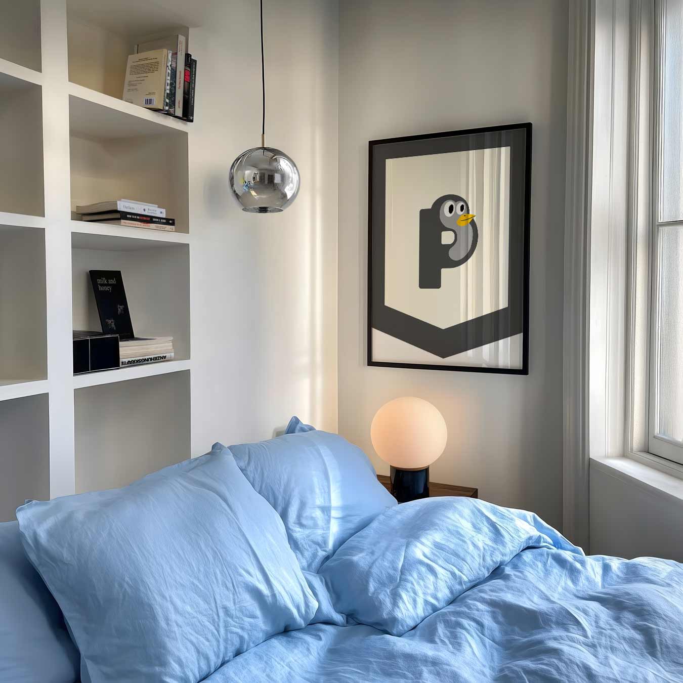 Schattige Pinguïn Poster-WallArtistic