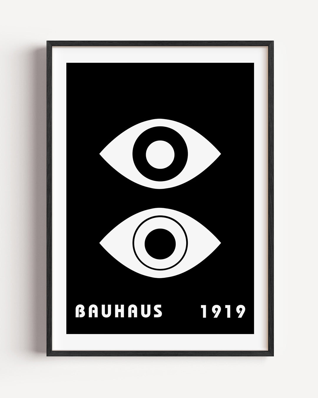 Oogvormen en contrast Poster