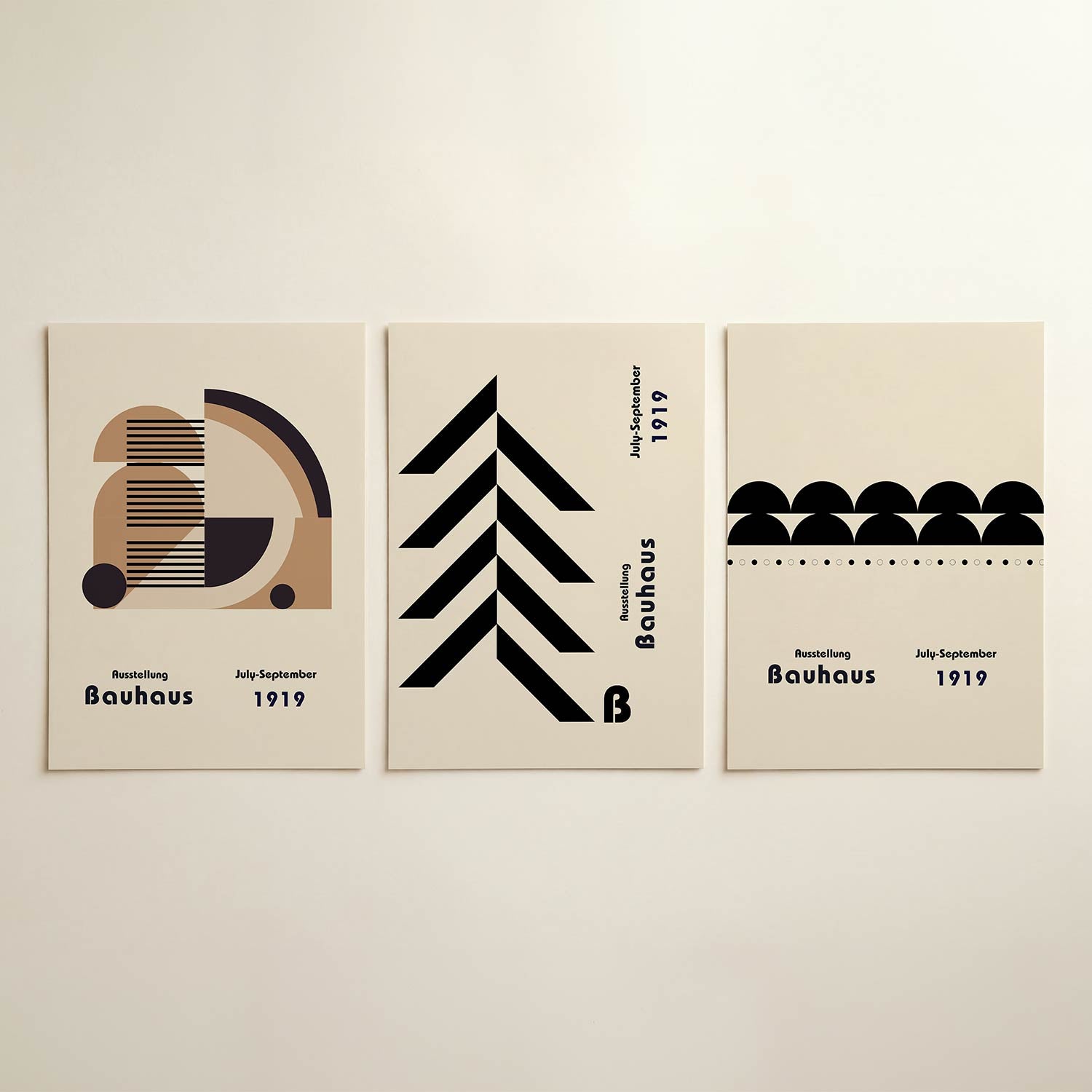Vormen en lijnen Posterset
