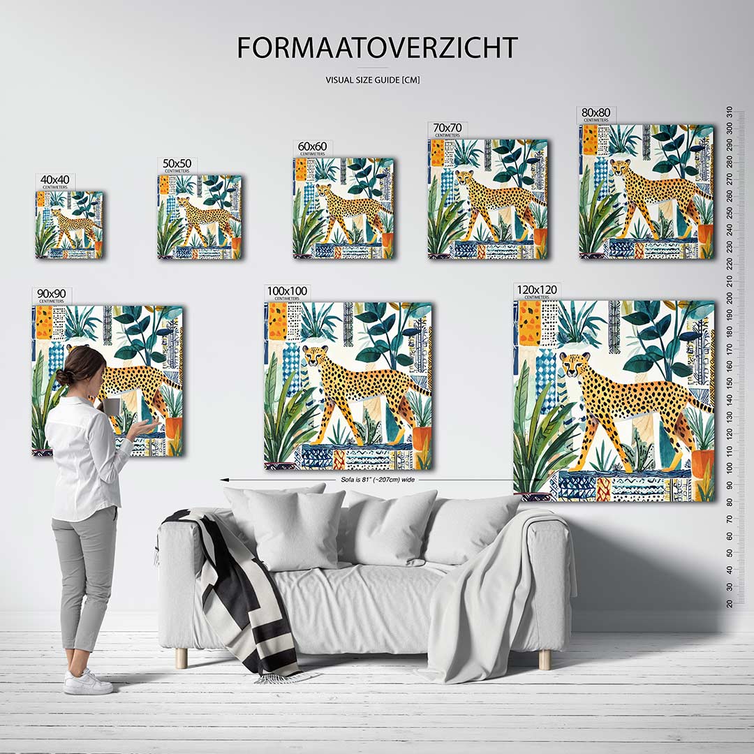 Dierlijke patronen Kunstwerk