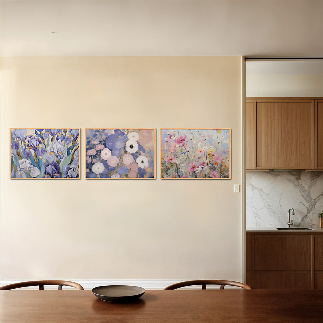 Bloemrijke mozaïekpracht Posterset