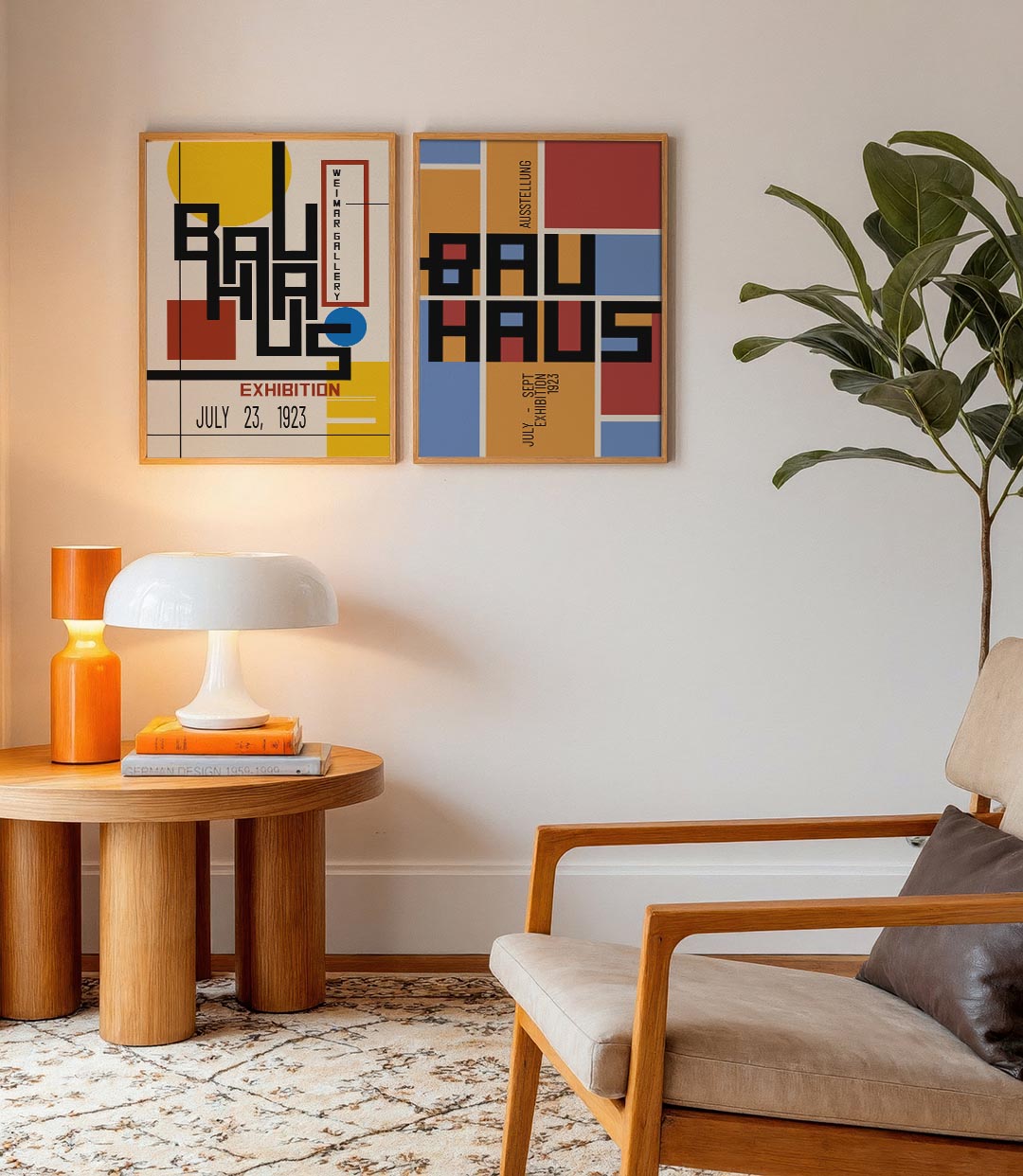 Kleur en lijnenspel Posterset