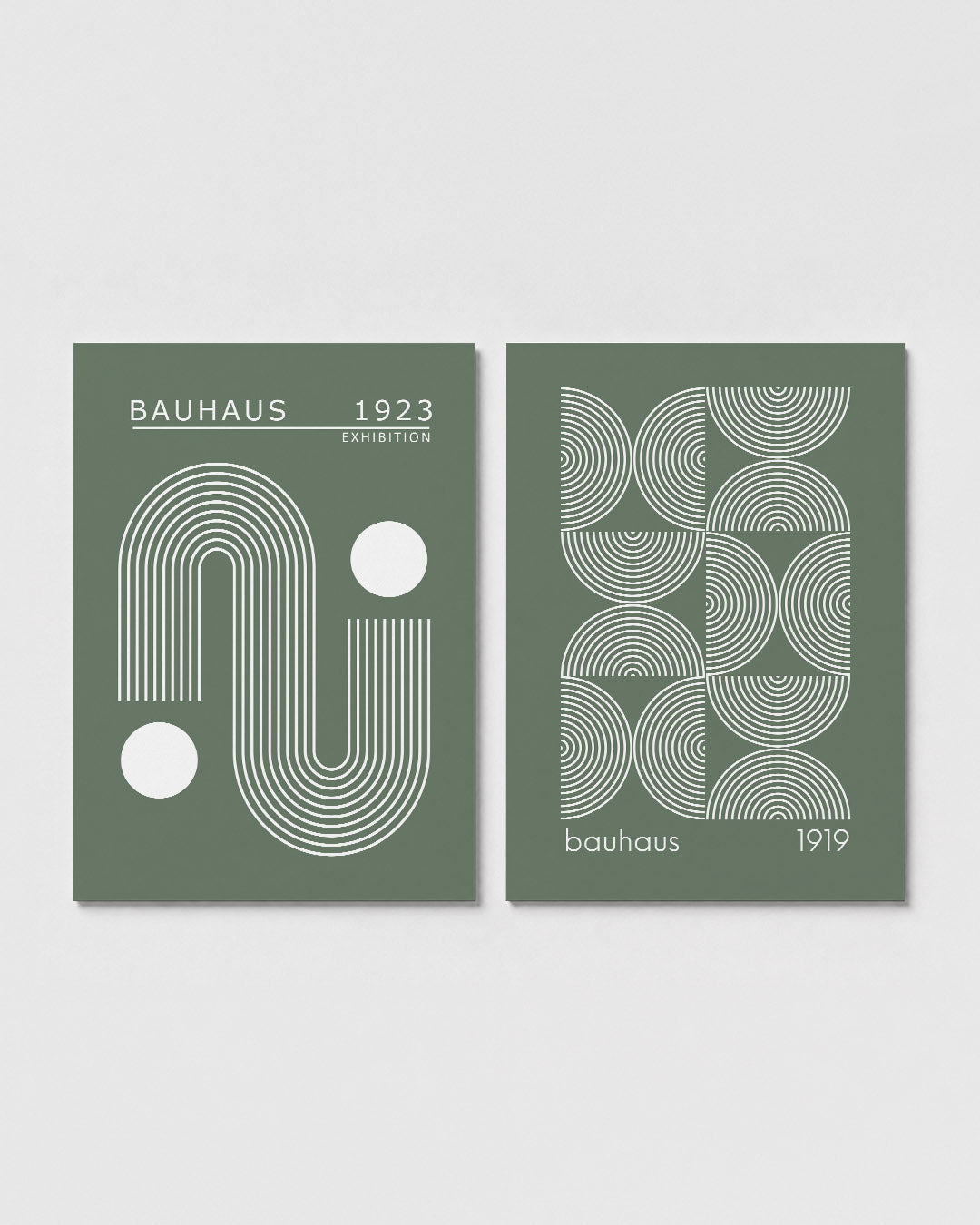 Lijnen en cirkelspel Posterset