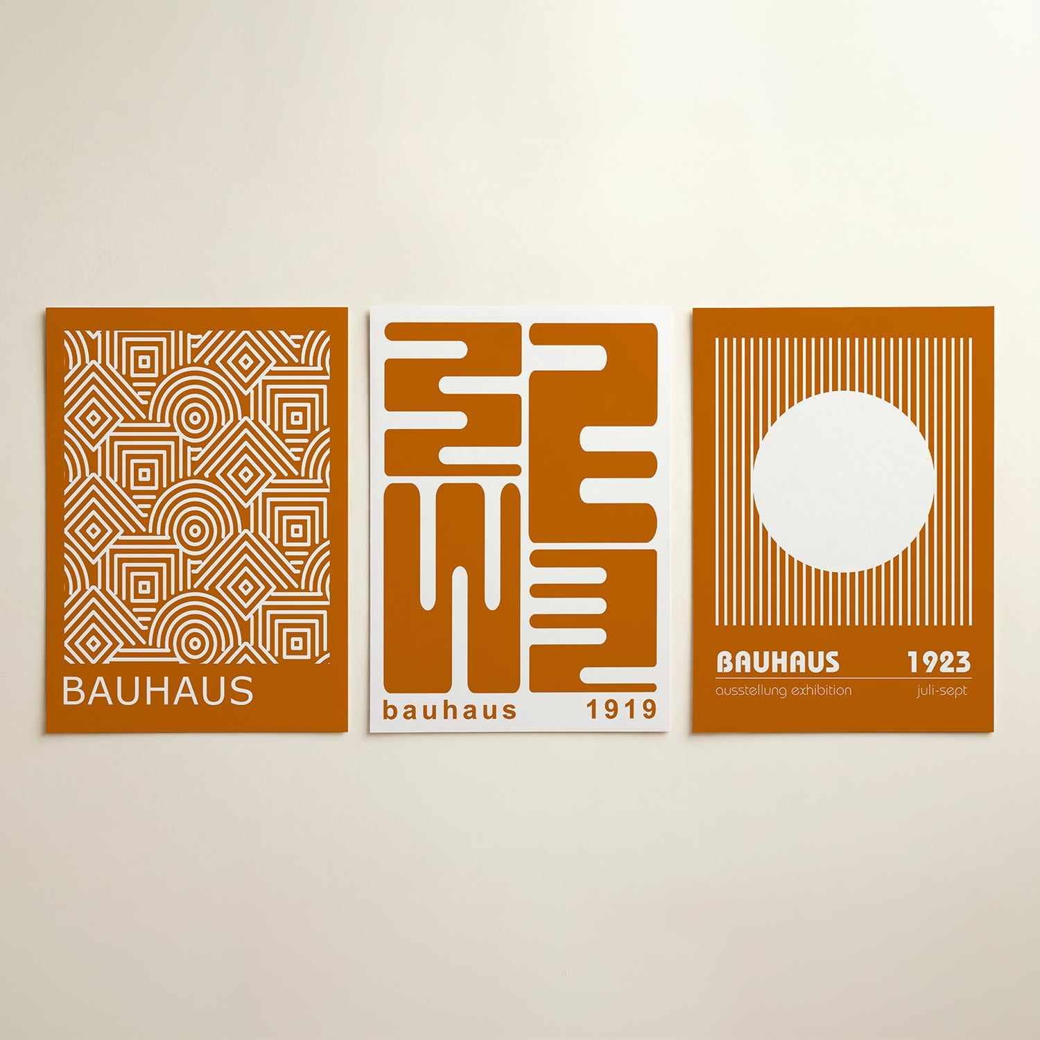 Patroon en lijnen Posterset