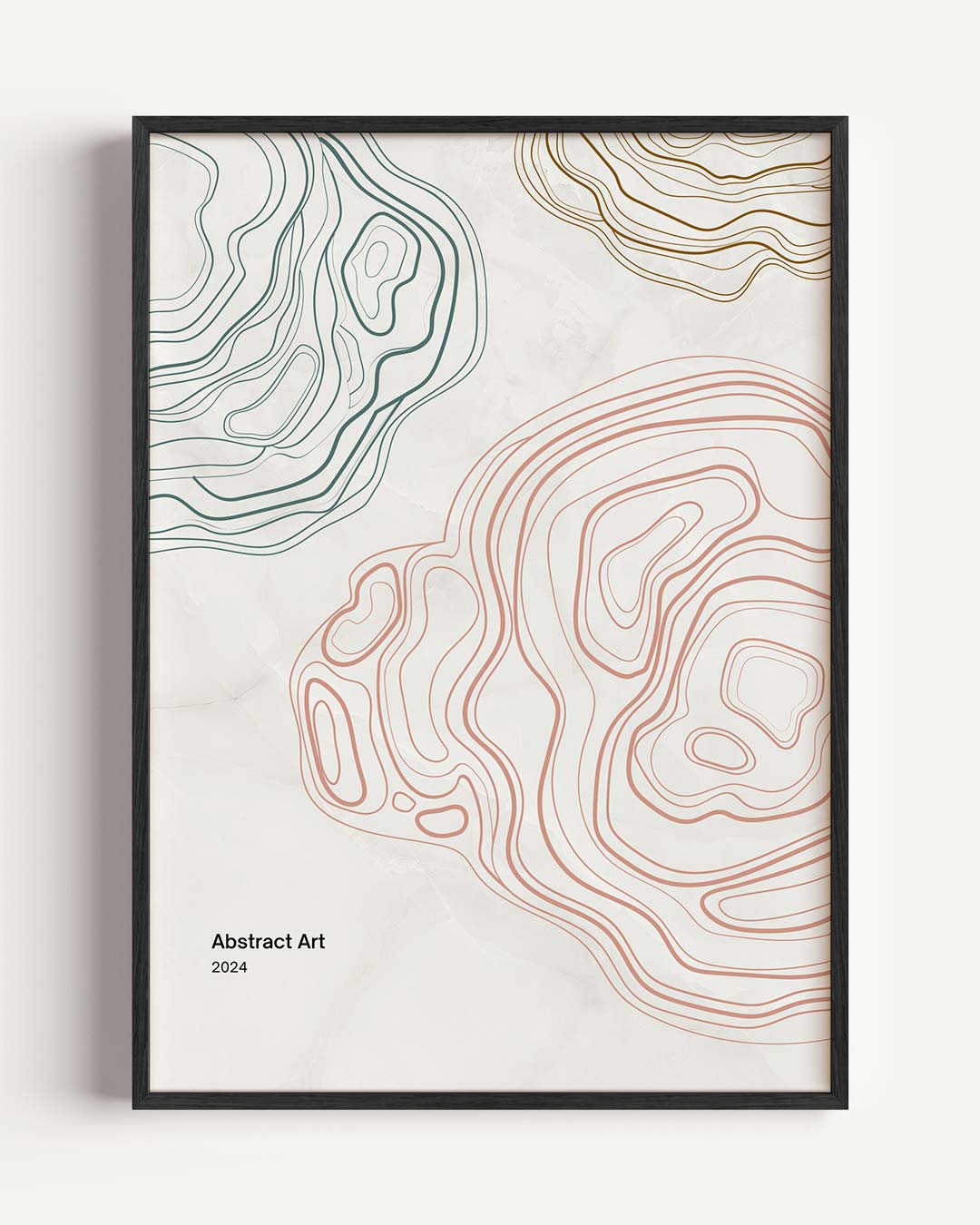 Moderne Abstracte Kunst Poster-WallArtistic