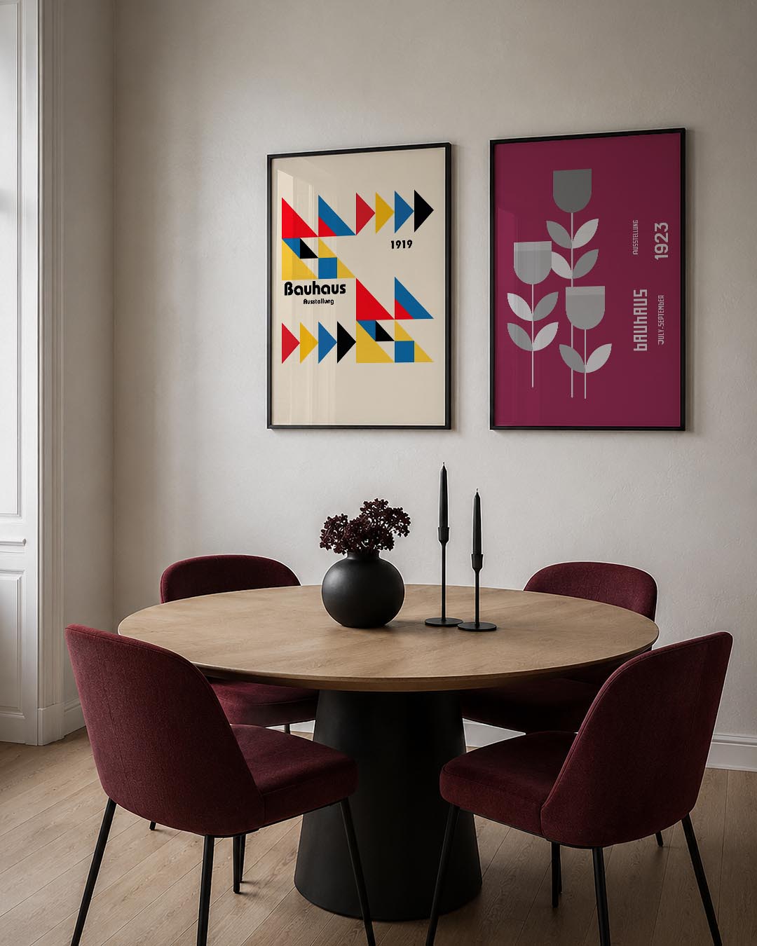 Dynamische vormen Posterset