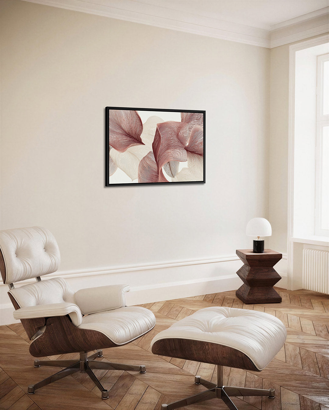 Organische lijnvormen Kunstwerk