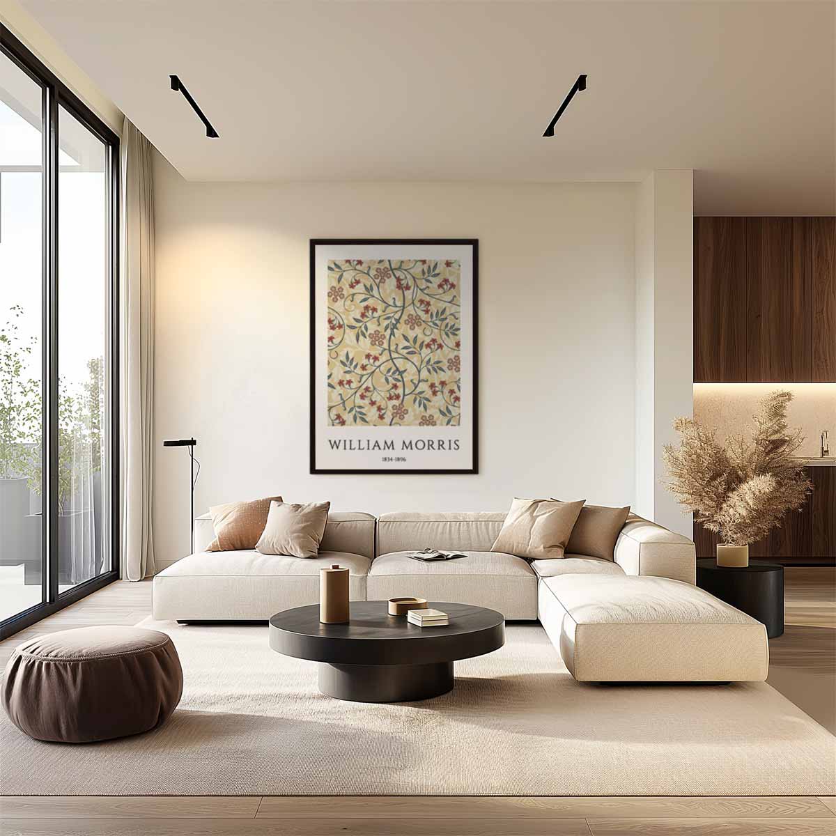 William Morris Botanische Patronen Kunstwerk-canvas-dibond-plexiglas-wanddecoratie-WallArtistic