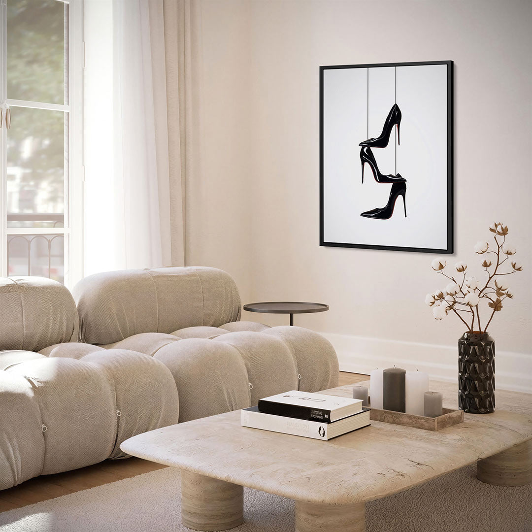 Elegante schoenen Kunstwerk