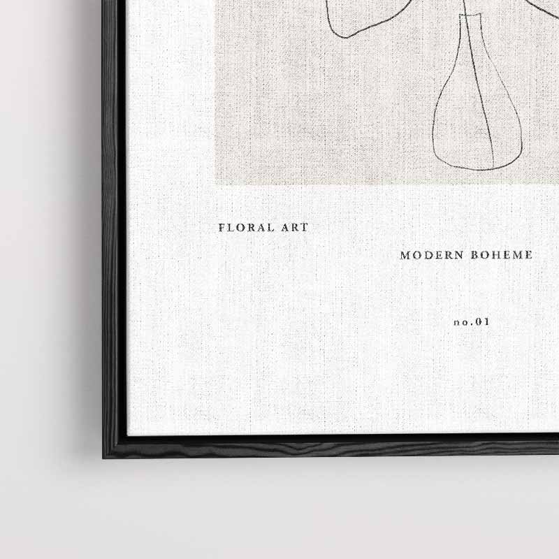 Modern Boho Flora Kunstwerk-canvas-dibond-plexiglas-wanddecoratie-WallArtistic