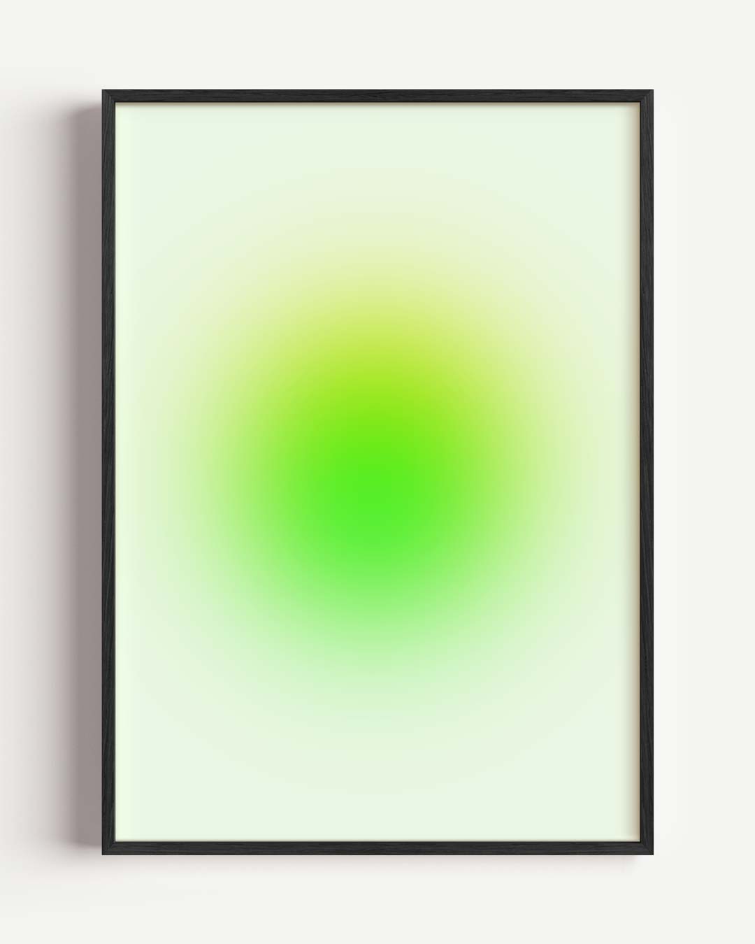 Groene Zen Cirkel Poster-WallArtistic