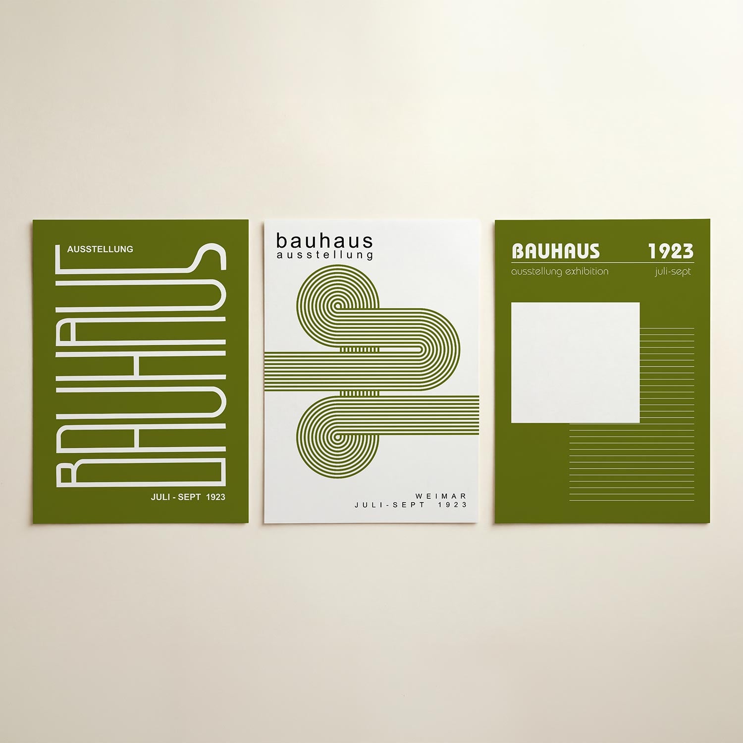 Lijnen en vlakken Posterset