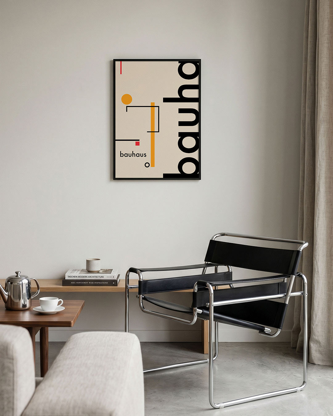 Vorm en lijnenspel Poster