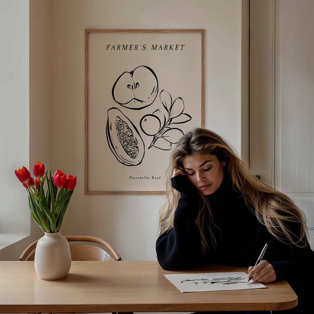 Stijlvolle Portobello Road Poster-WallArtistic