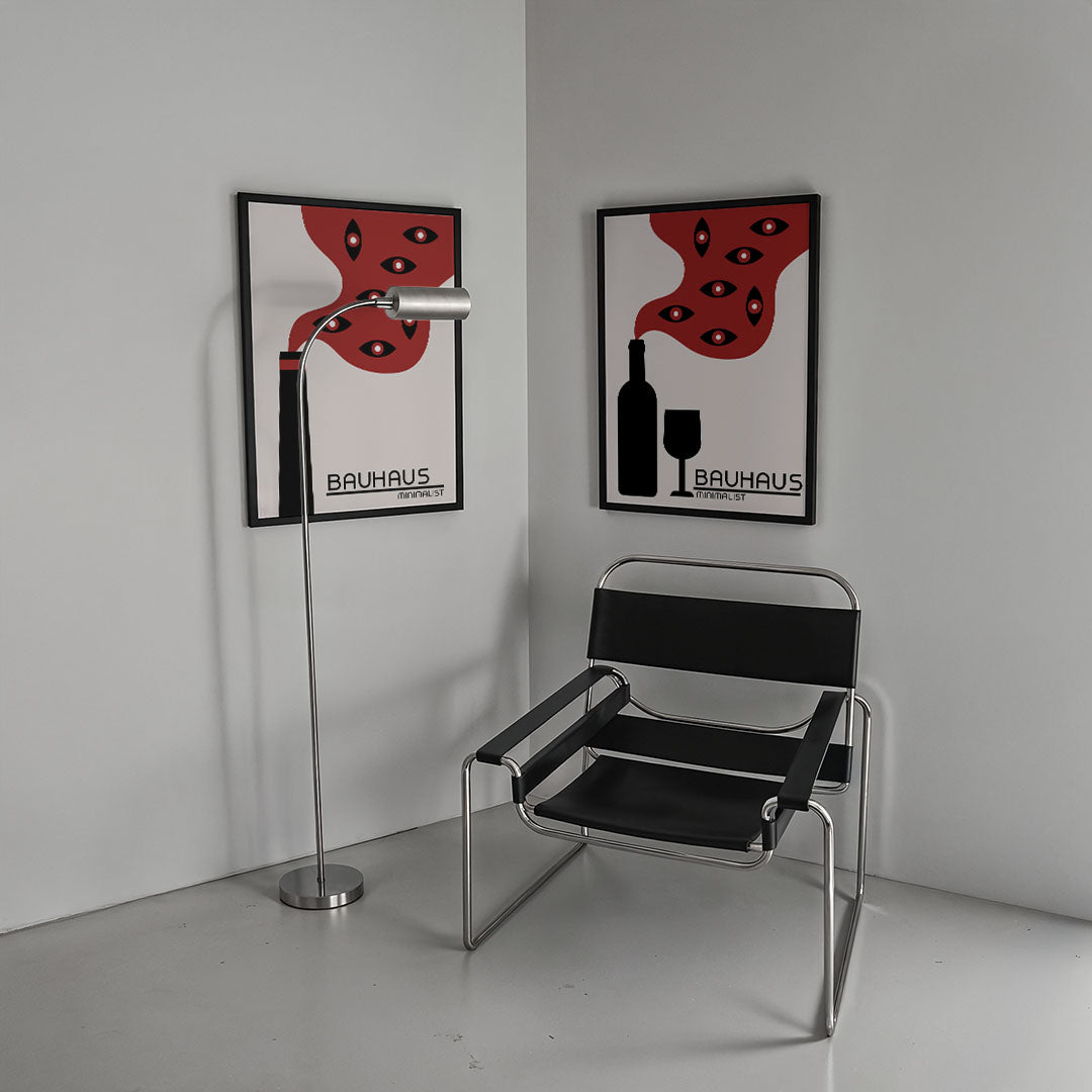 Oogvormen en rook Posterset