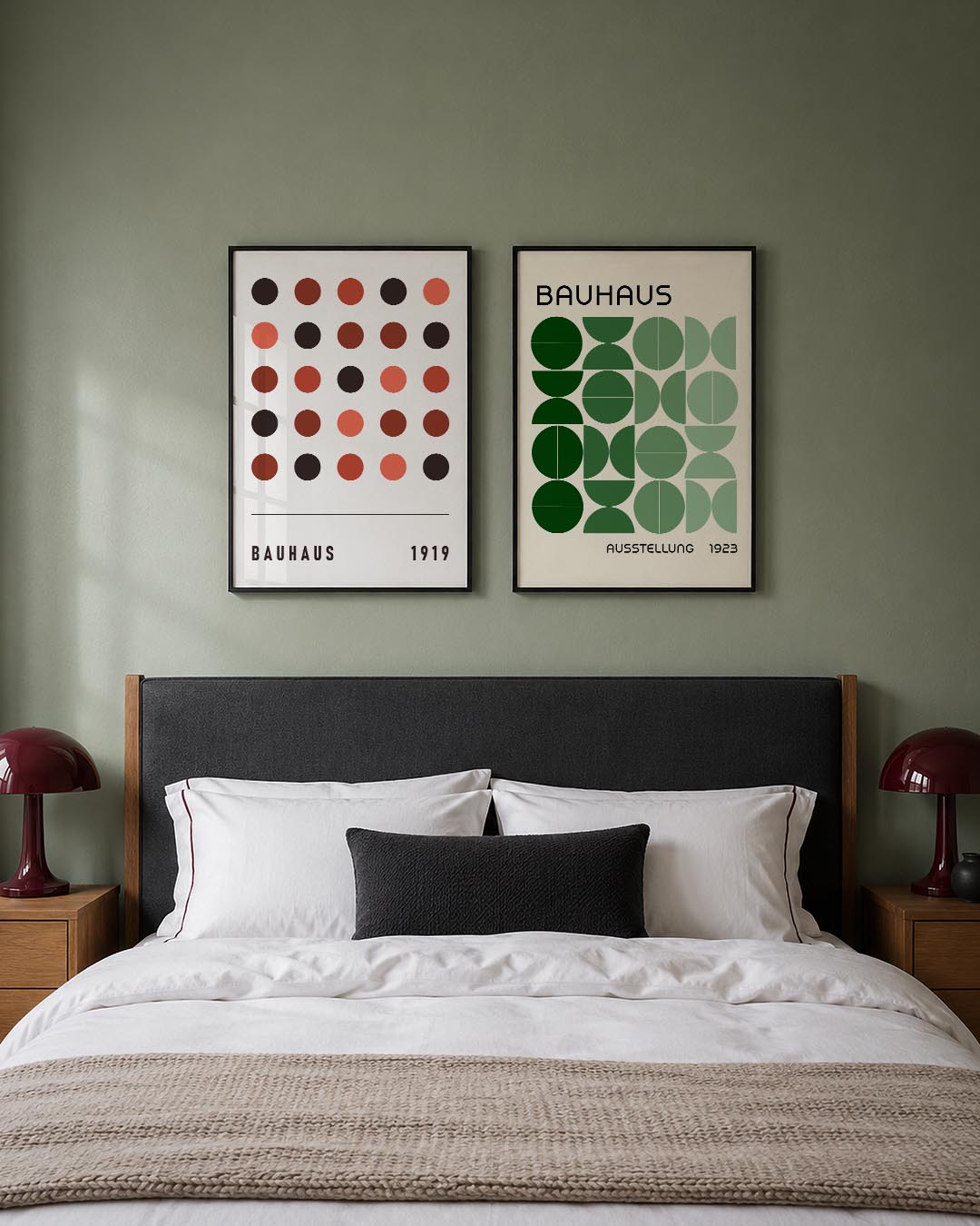 Cirkelritme en kleur Posterset