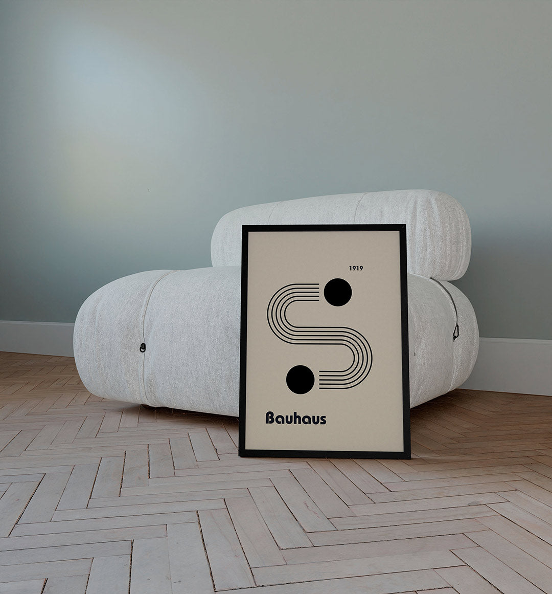 Lijnen en cirkels Poster
