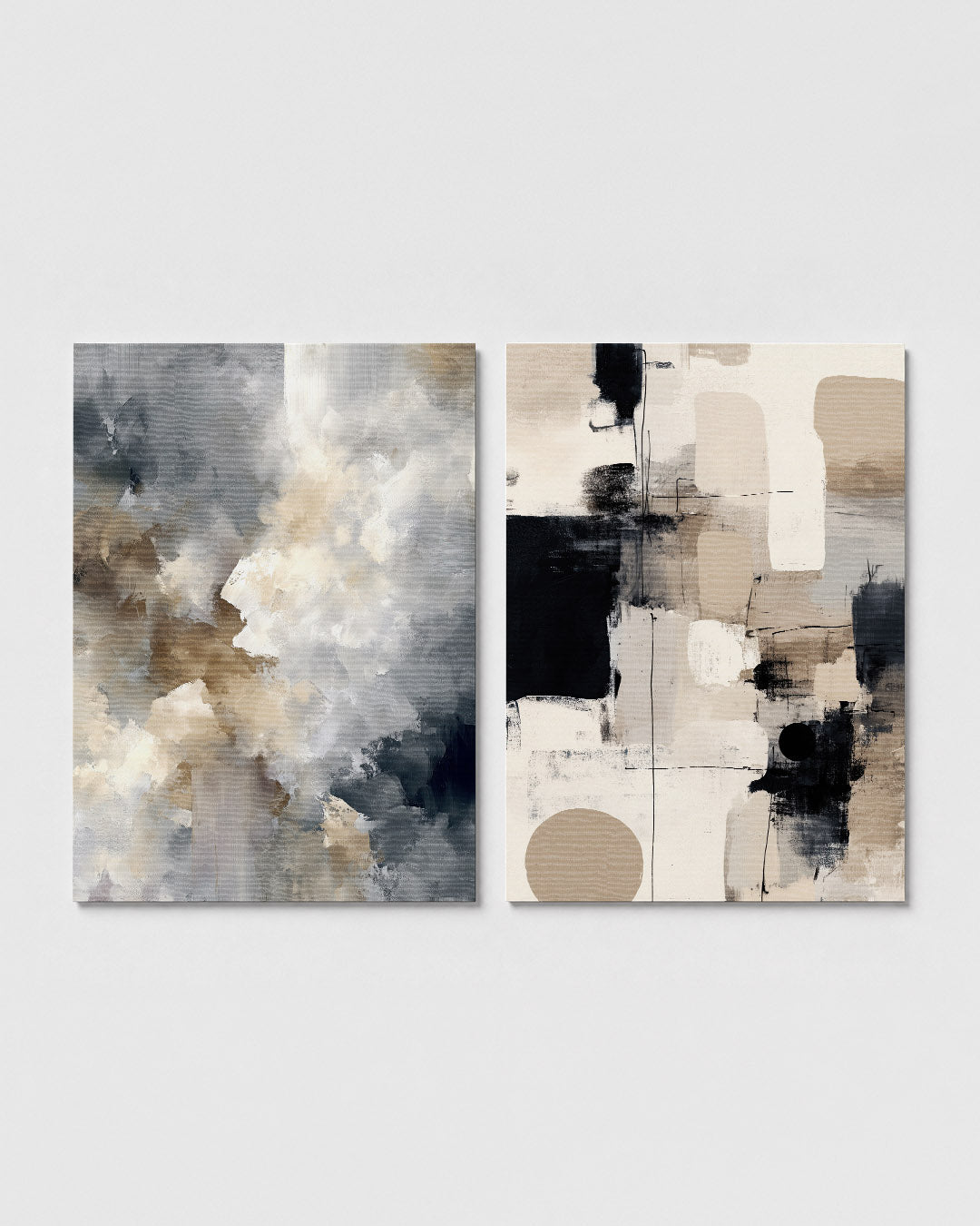 Wolkachtige vormen Posterset