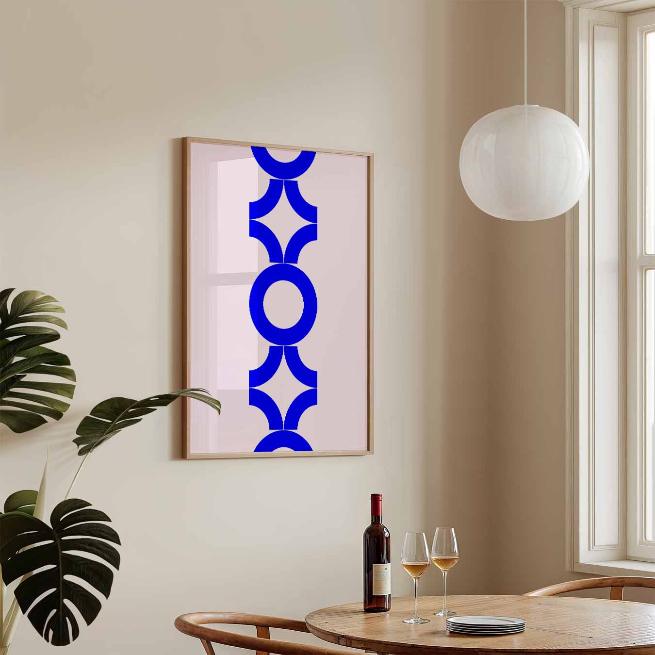 Geometrische Elegantie Poster-WallArtistic
