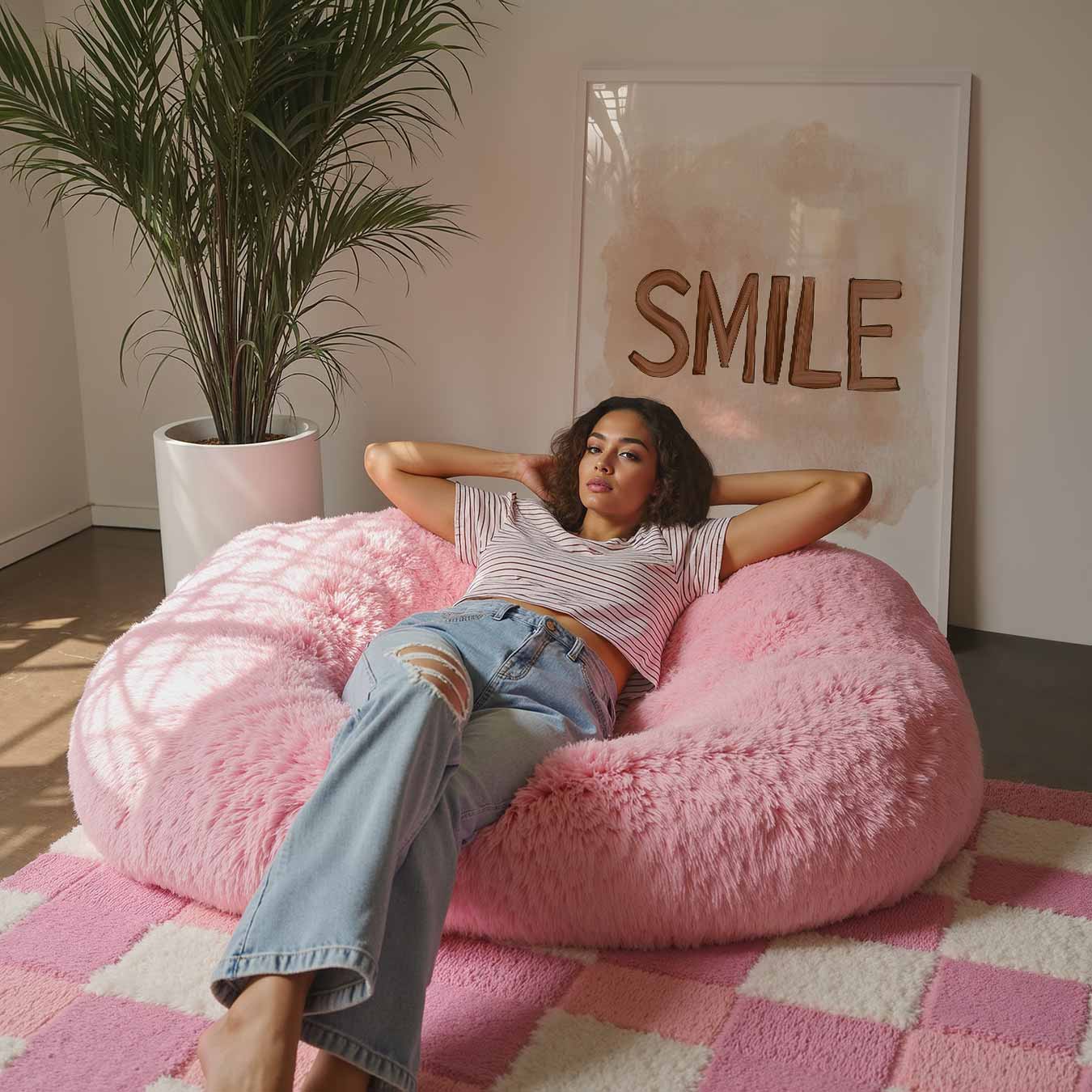 Rustieke "Smile" Poster-WallArtistic