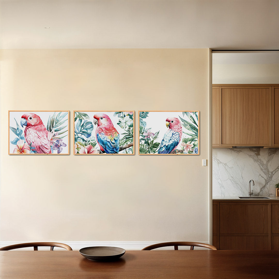 Tropische kleurenpracht Posterset