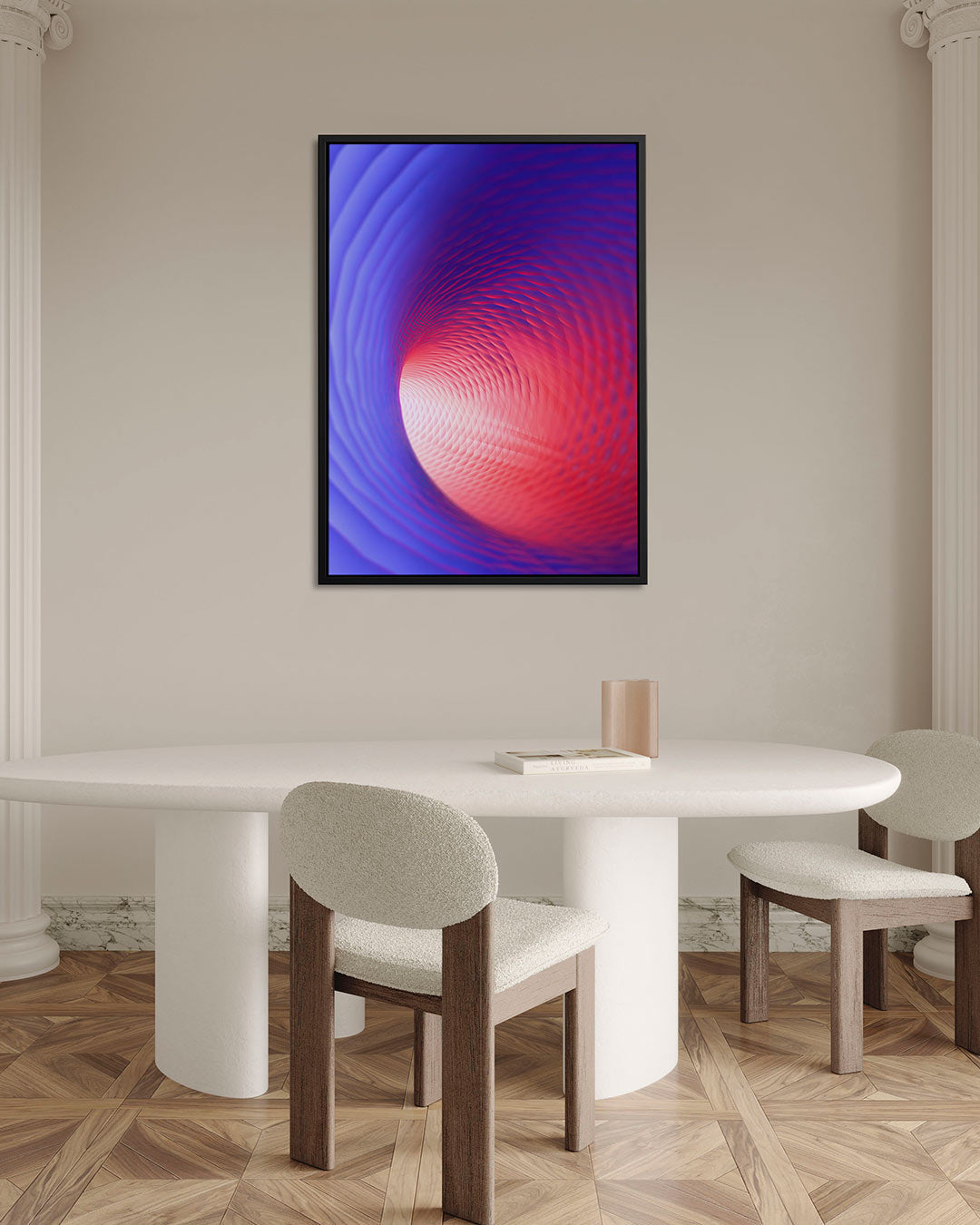 Dynamische kleurpatronen Kunstwerk