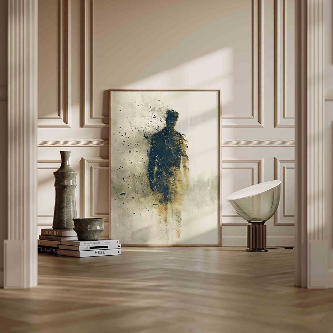 Vervagende figuur Poster