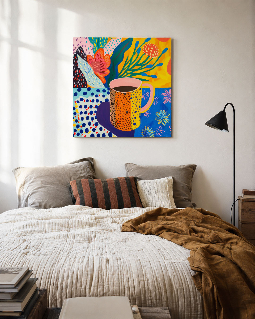 Kleurrijke patronen Kunstwerk