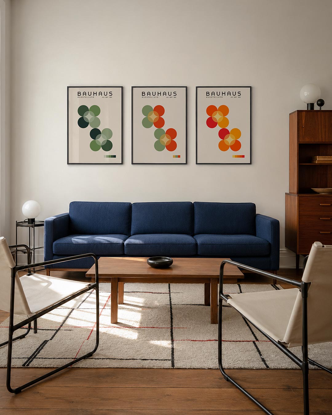 Groene cirkelharmonie Posterset