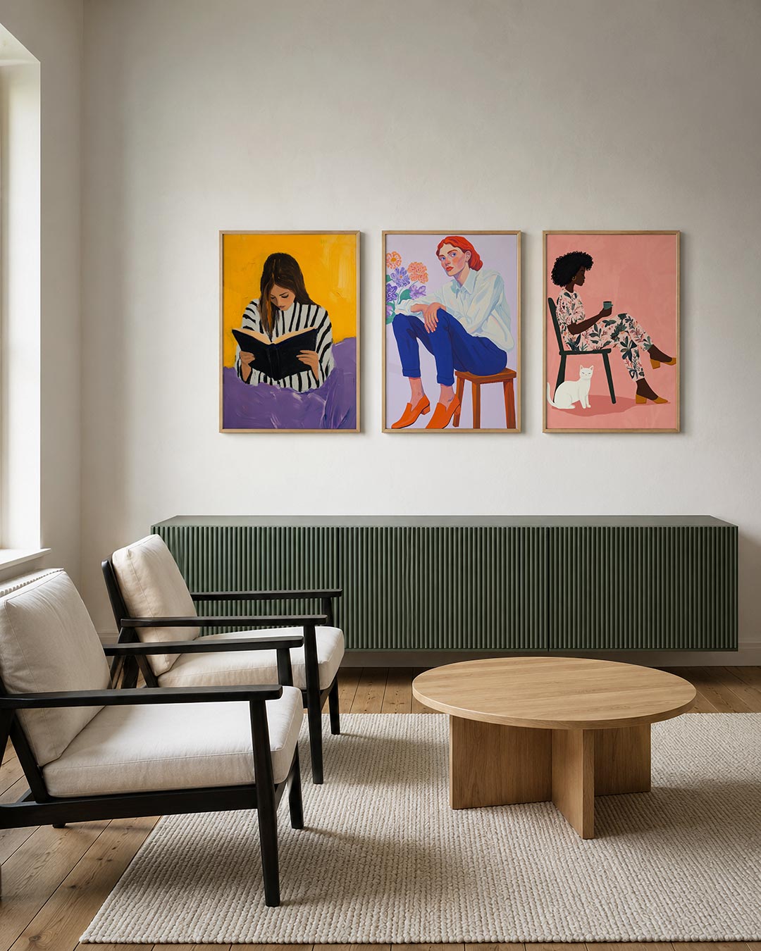 Kleur en lijnen Posterset