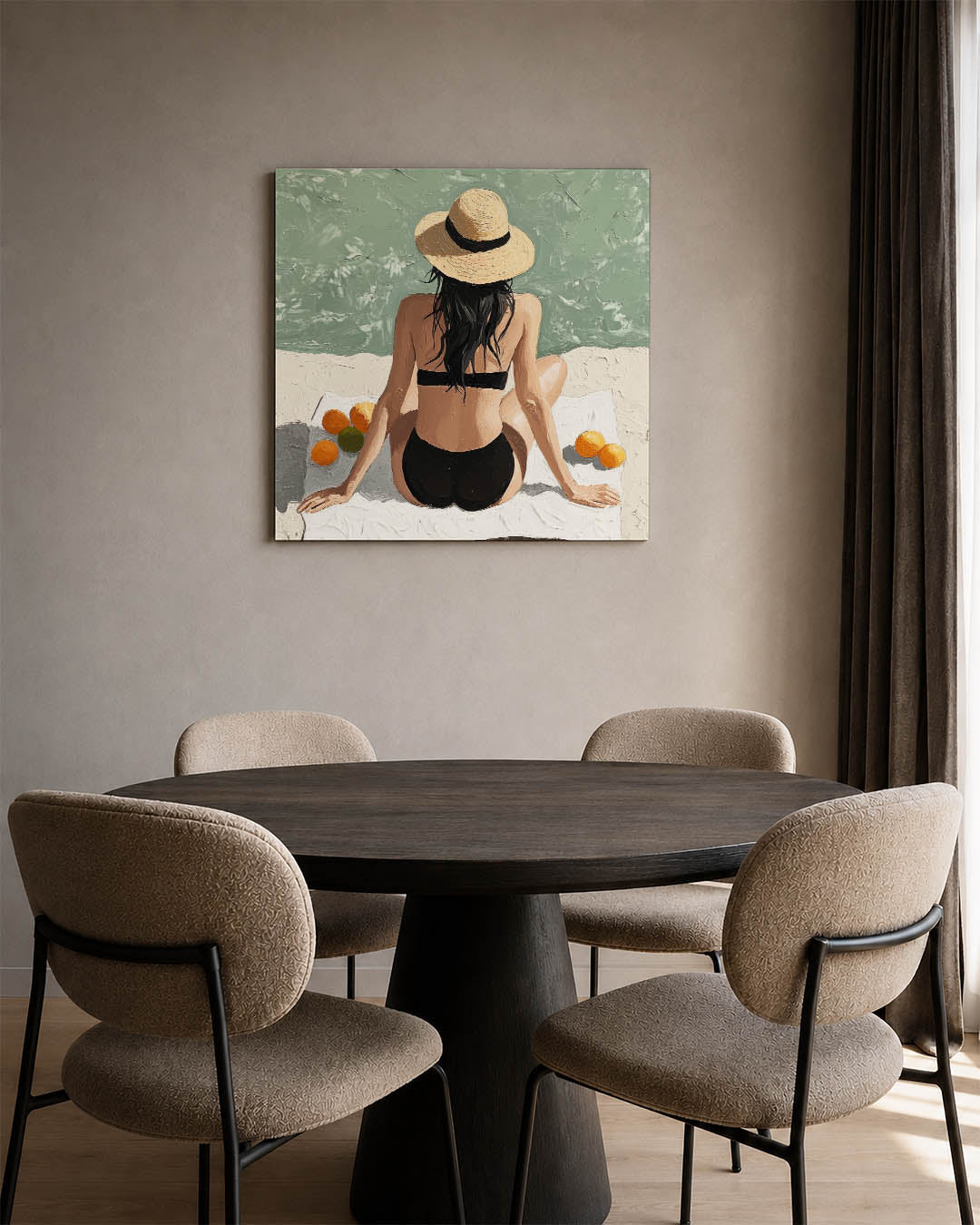 Zomers moment Kunstwerk
