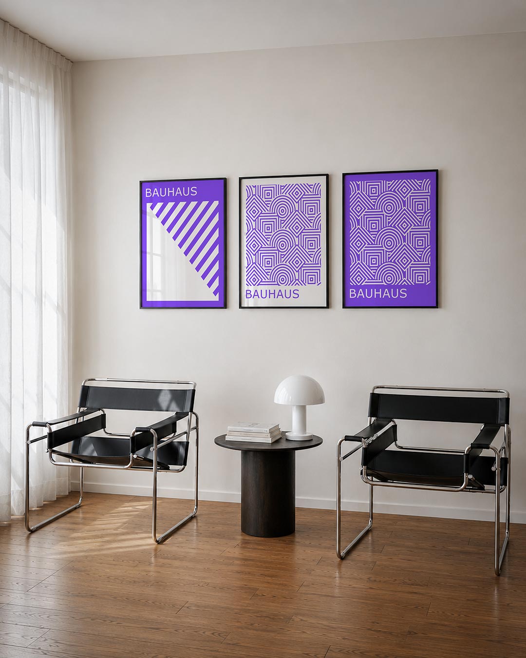 Diagonal lijnen Posterset