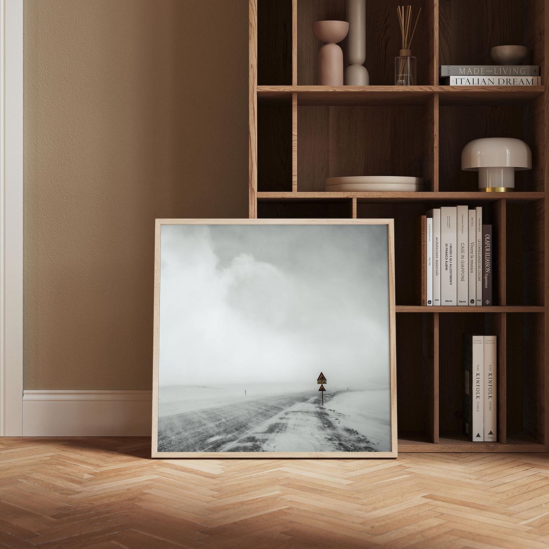 Weg in de mist Poster